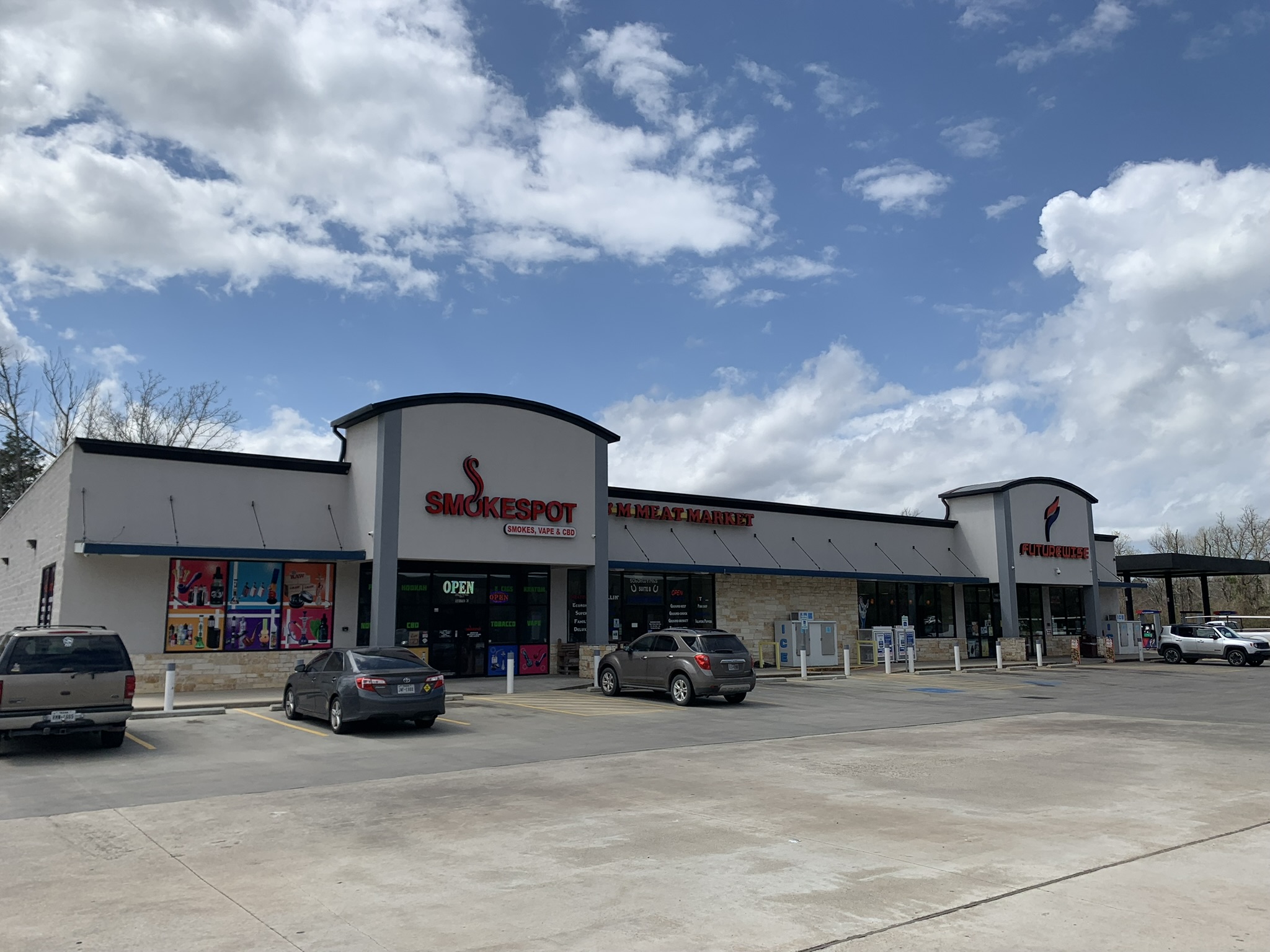 The 146 Travel Center storefront on a sunny day